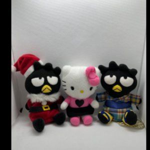 Sanrio Badtz-Maru “Kimono” , Badtz-Maru 1993 Christmas, Hello Kitty Plush Set
